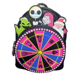 Loungefly Disney Nightmare Before Christmas Oogie Boogie Wheel Mini Backpack NWT